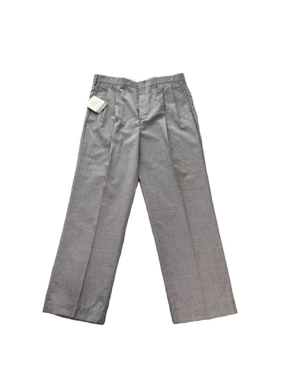Roundtree & Yorke Men’s Houndstooth Dress Pants 36x30 NWT Washable Wool